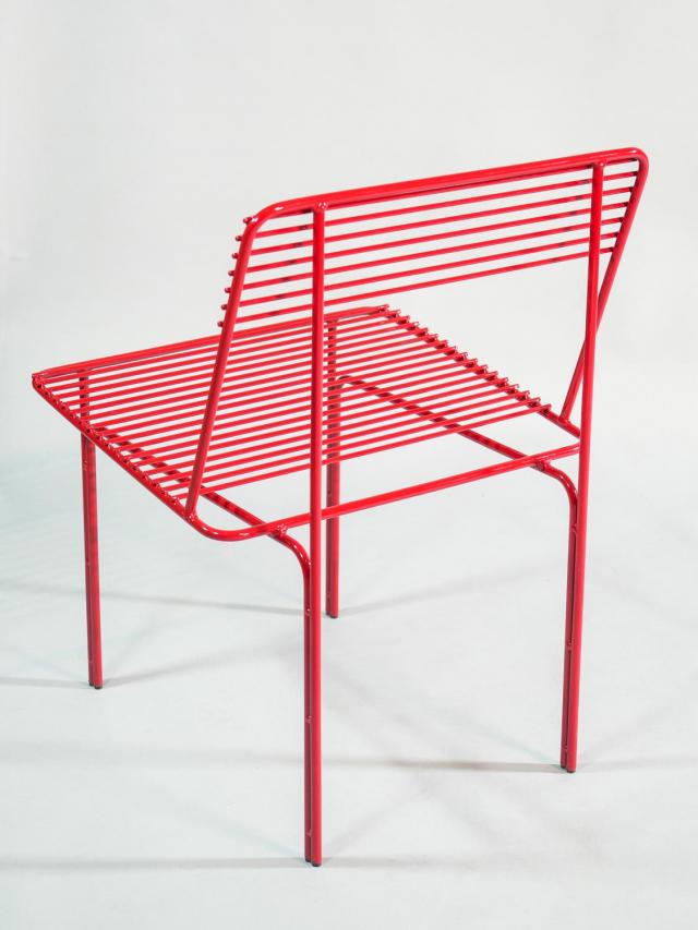 Laura Pavelková, Židle, kovový objekt, 65 x 56 x 50 cm, do 06/27 
