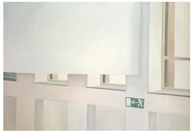 Karin Siwá, Okna, olej na plátně, 90 x 135 cm - do 6/2026, VYSTAVENO RE/A1 218