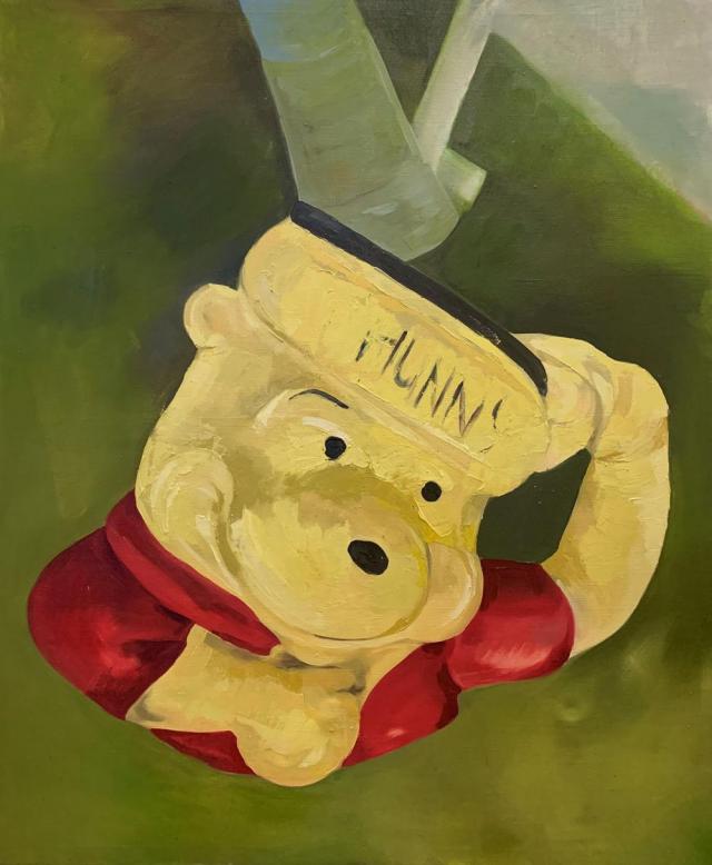 Karolína Kulhavá, Méďa, olej na plátně, 150 x 180 cm - do 06/2026