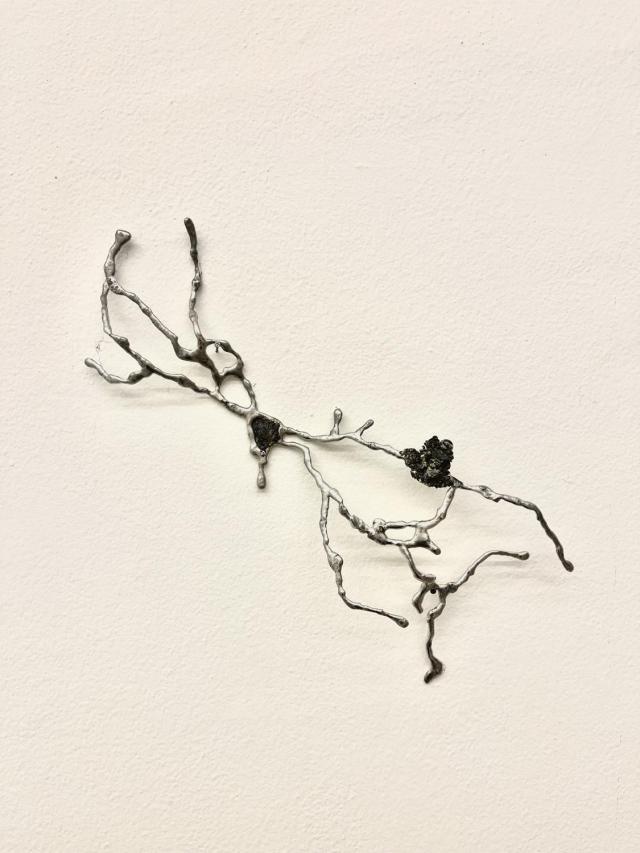 Magdalena Šimurdová, Aplikace II., cín, 20 x 35 x 5 cm, do 06/25