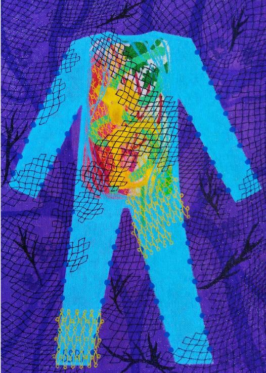 Daniela Ponomarevová, Kdo se chce vydat na cestu se Supermanem a Bílým králíkem? 4., kresba, 21 x 29,7 cm - do 6/2026