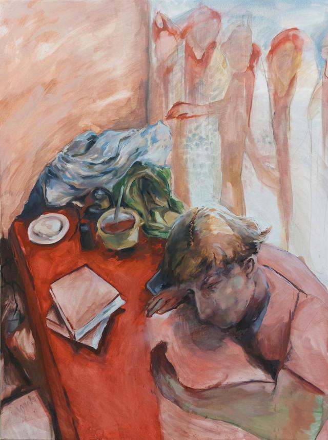 Nataly Schättingerová, Denní chleba, olej na plátně, 130 x 170 cm, do 06/25