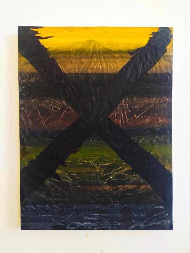 Samuel Paučo, X 15, 85 x 65 cm, vyvolávací cena 39.000,-