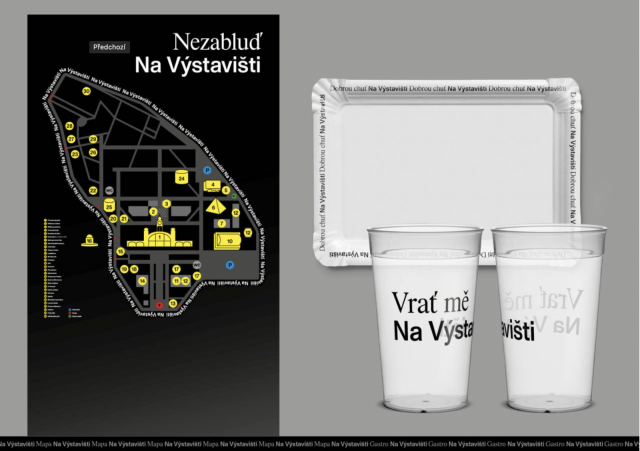 Visual identity of Výstaviště Praha | Source: Tereza Hejmová, Štěpán Malovec, Martin Odehnal 